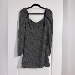 Mini long sleeve dress from Zara